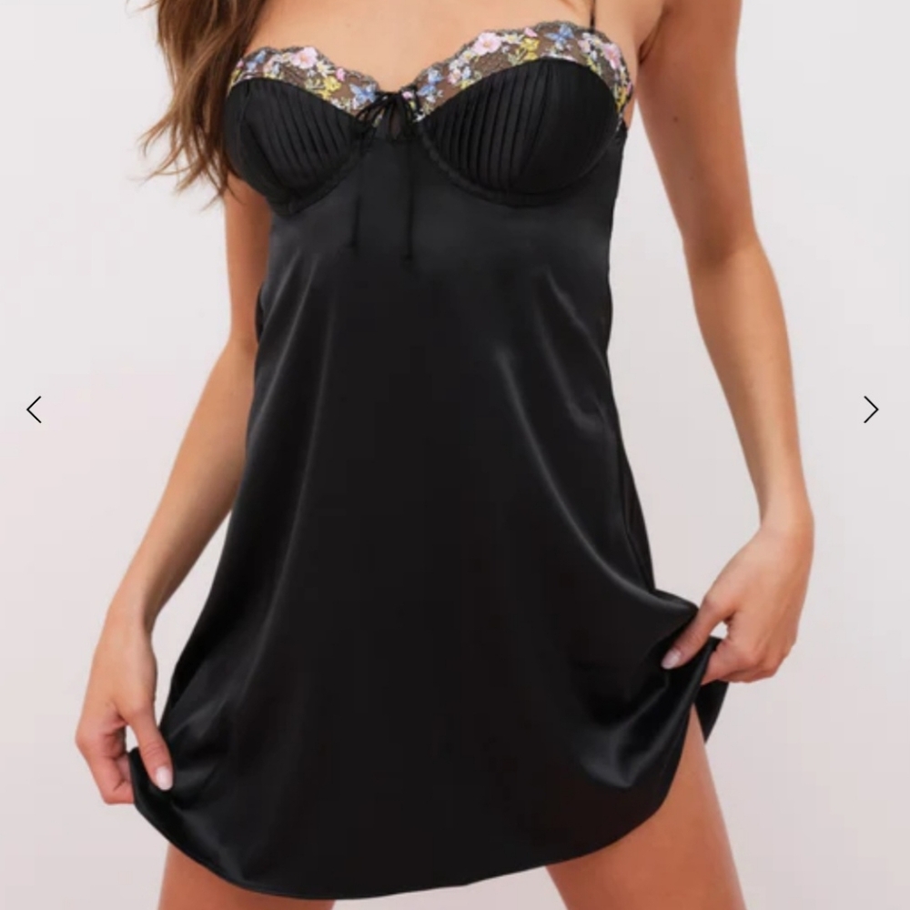 For Love & Lemons Elektra Slip Dress